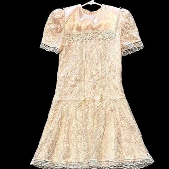 Gunne Sax Other - Vintage Gunne Sax Girls Lace Dress